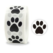 500pcs Paw Print Stickers Dog Cat Bear Paw Labels Sticker for Laptop Reward Gift