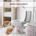 thumbnail image 5 of 1*Toilet Bolt Cap Toilet Caps Decorative Frog Fish & Turtles Ceramic Decorative Toilet Covers Caps Cute Porcelain Toilet Caps Tall Toilet Covers Decorative Animals, 5 of 7