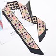 thumbnail image 4 of 4 Pcs Foulard Cravate Polyvalente à la Mode Florale Tout-Aller Bandeau Décoratif Foulard de Cou pour Dames, 4 of 10