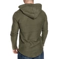 thumbnail image 2 of Sonducket Sudadera con capucha de algodón para hombre Sudadera con capucha absorbente de sudor Sudadera con capucha de algodón Sudadera con capucha de Sudaderas y sudaderas con capucha 3XL,Verde Sonducket AP000756-24, 2 of 6