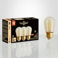 thumbnail image 4 of Xtricity S14 LED Light Bulbs for Outdoor String Lights, E26 Medium Base, 1W (10W Eqv), 70 Lumens, 2200K, Smoked Dimmable (15 Pack), 4 of 5
