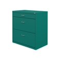 thumbnail image 1 of Space Solutions 30" W Metal 3 Drawer Home Office Lateral File Cabinet Teal, 1 of 5