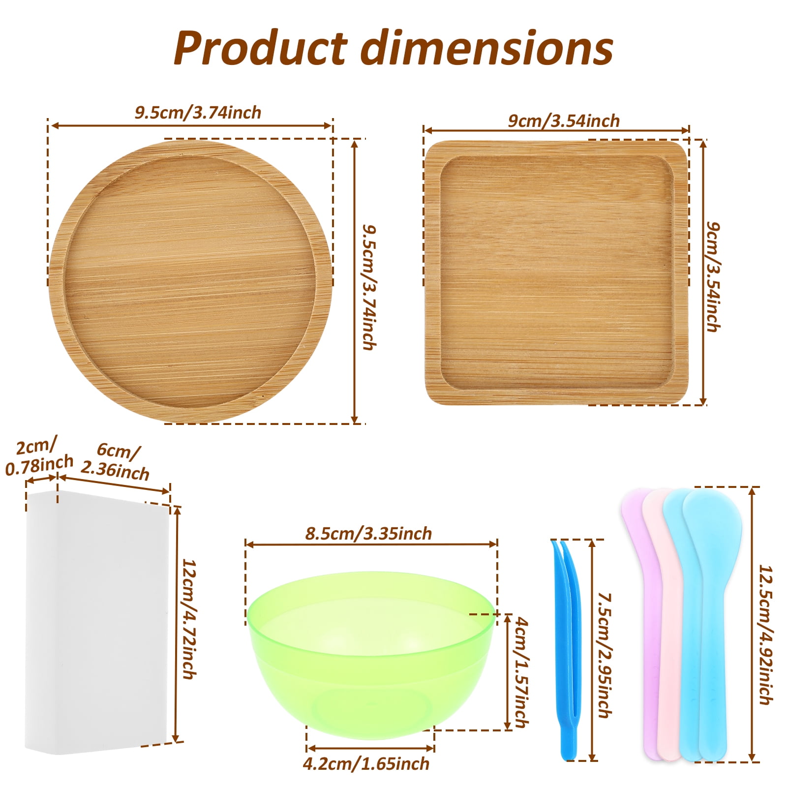 Xdziklosj 4 Pcs DIY Mosaic Kit for Adult Glass Tile for Craft with Bamboo Cup Pad for Women Mixed Color Mosaic Art Craft Cup Mat Project Handmade Making Kit Set for Home Decor Present