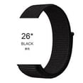 thumbnail image 2 of Pulsera de correa de reloj de nailon Reloj inteligente ajustable Correa de bucle deportivo Reemplazo de pulsera para reloj IOS, Negro, 38 / 40MM Advancent EL001450-01B, 2 of 2