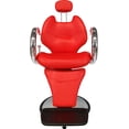 thumbnail image 3 of Sillon de barberia rojo con pistón Nanofort Peluqueria, 3 of 3