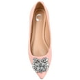 thumbnail image 5 of Journee Womens Renzo Slip On Pointed Toe Ballet Dress Flats, Widths Available, 5 of 10