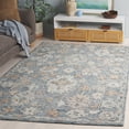 thumbnail image 2 of SAFAVIEH Marquee Raynard Floral Area Rug, Blue/Rust, 6' x 9', 2 of 11