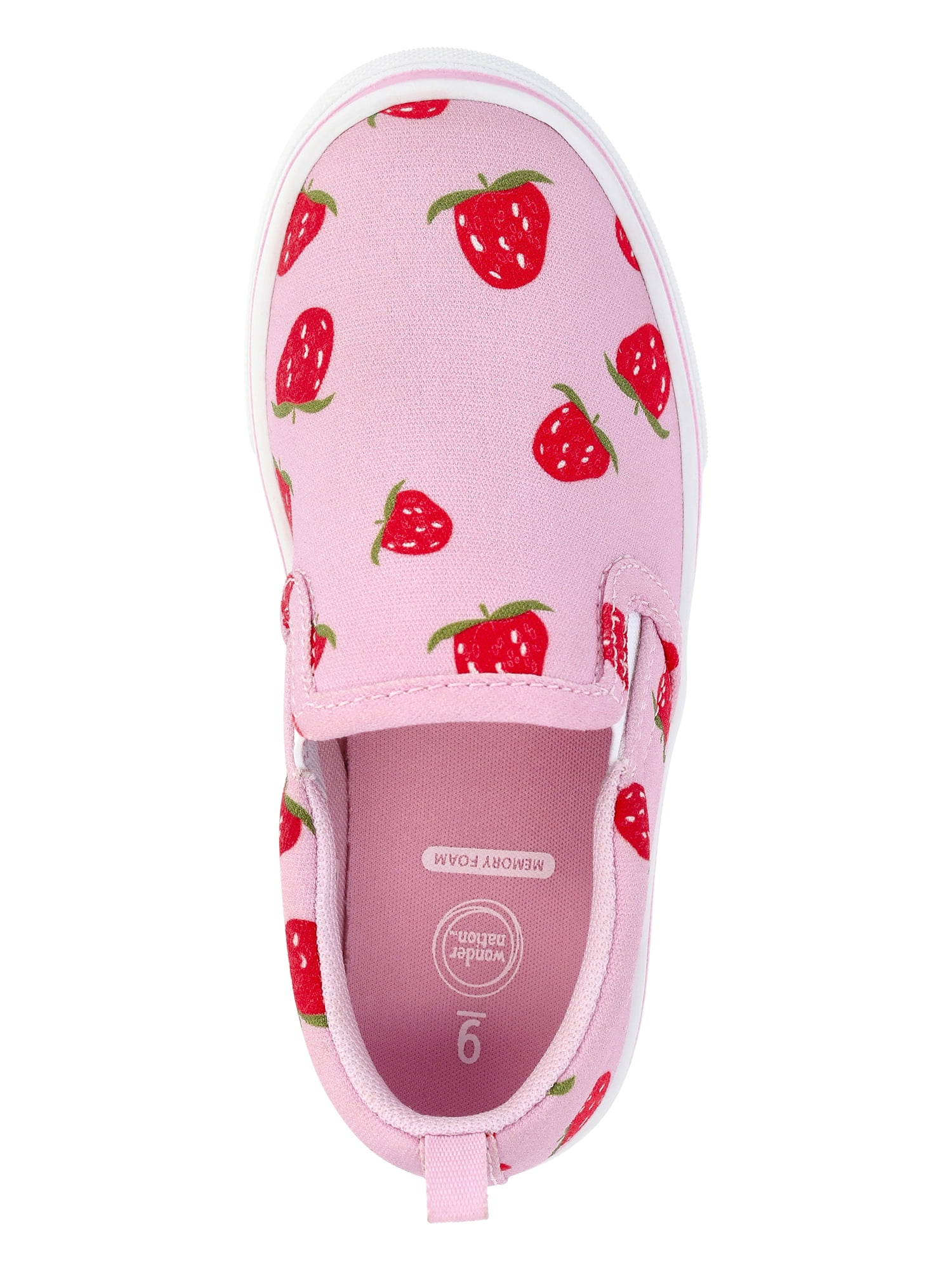 Wonder Nation Little and Big Girls Casual Slip On Sneakers