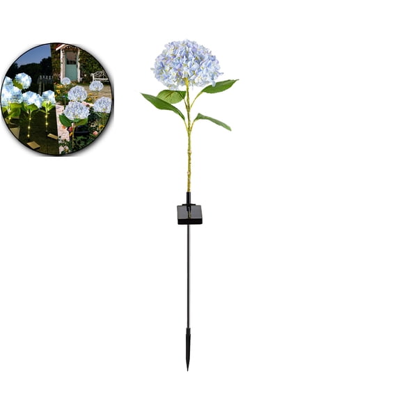 VQPeo Solar Garden Lights Outdoor, Solar Hydrangea Lights Waterproof LED Flowers Stake Lights for Garden Pathway Patio Backyard Landscape Decorative