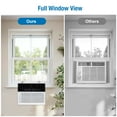 thumbnail image 6 of YODOLLA 12000 BTU Window Air Conditioner, Energy-Saving Window AC Unit, U-Shaped AC Unit, Cools up to 350 Sq. Ft.Ultra Quiet (38 dB), 6 of 10