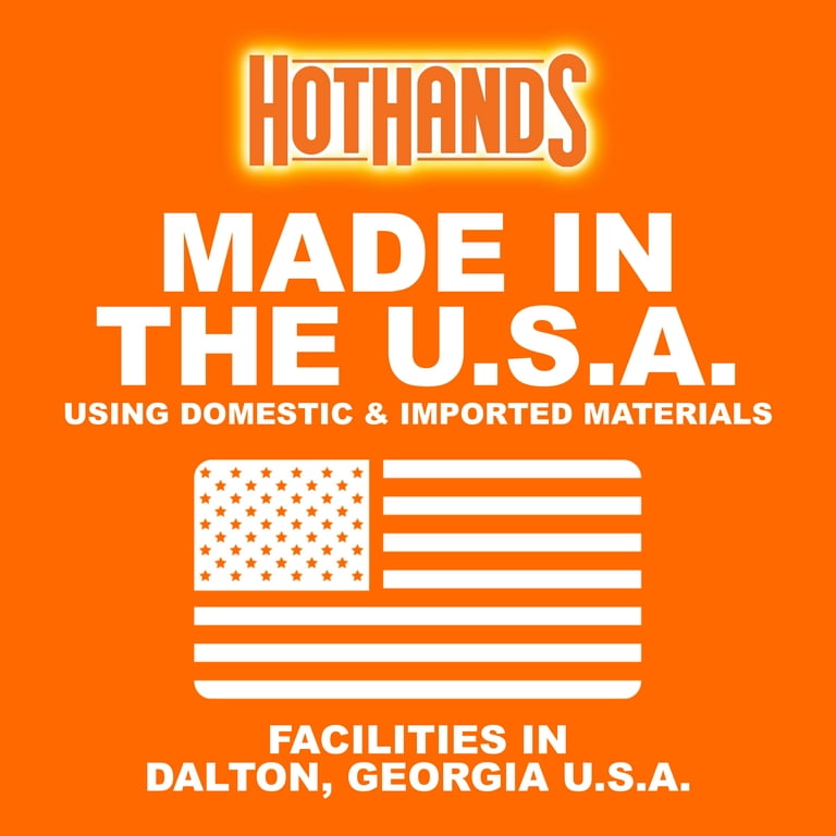HOTHANDS Hand Warmer: Hand Warmer, Air-Activated, Up to 10 hr, 3 1/2 in Lg,  2 1/4 in Wd, 3 PK