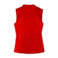 thumbnail image 2 of Chaleco acolchado Hanzidakd para mujer, ligero, con cuello alto y cremallera, color rojo, talla M, 2 of 5