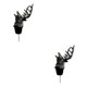 thumbnail image 3 of Inteprter Vertedor de vino Vertedor en forma de animal Boca de vino no deformable para el hogar Restaurante Hotel, Negro No.02 2piezas Inteprter CBP147151, 3 of 6