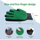 thumbnail image 2 of (Verde)Guantes de aseo para mascotas, guantes de limpieza para mascotas, guantes de cepillado para perros, guantes de masaje y aseo para gatos, guantes para muda de pelo, 2 of 5