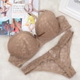 thumbnail image 2 of Women's Bra Set Ladies Lace Push Up Bra & Panties Briefs Underwear Lingerie, 2 of 5