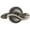Antique Pewter, variant on Grandeur 822916 Newport Solid Brass Rose Left Handed Passage Door Lever Set - Brass
