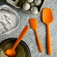thumbnail image 4 of OVENTE Silicone Cooking Utensils Set - Food Grade Rubber Spatulas Heat Resistant w/ Stainless Steel Core & Seamless Design - 5pcs Orange SP12305O, 4 of 8