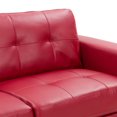 thumbnail image 2 of CorLiving Tufted Seat and Backrest Bonded Leather Sofa, 2 of 8
