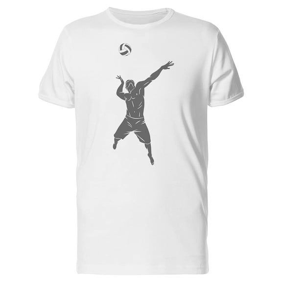 Volleyball Player Jumping Tee Men's -Image by Shutterstock