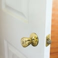 thumbnail image 3 of Design House Tulip Keyed Interior Entry Door Knob, Polished Brass, 3 of 19