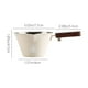 thumbnail image 3 of Taza medidora italiana con mango de madera, vaso para café, taza de extracción con marca de onzas, taza con escala de acero inoxidable, taza medidora de acero inoxidable, 3 of 9