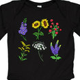 thumbnail image 4 of Inktastic Group of Beautiful Wildflowers Boys or Girls Long Sleeve Baby Bodysuit, 4 of 5