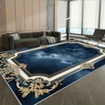 thumbnail image 5 of 1PC Baroque Style Area Rug Partial Carpet, Lightweight Washable Easy-to-Care Carpet Mat Festival Gift, Suitable for Living Room, Bedroom, Dining Room, Office, Balcony, Room Accessones, 5 of 10