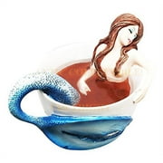 Amy Brown Sweet Addictions Relax Coffee Therapy Mermaid Sculpture Figurine