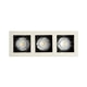 thumbnail image 2 of Luminaria Para Empotrar En Techo Triple Spot Dirigible Base Para Foco MR16 GU5.3 50w Blanco Illux TH-4232.N, 2 of 6