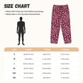 thumbnail image 3 of Balery Rose Leopard Print Pantalones de pijama para mujer, pijamas ultraligeros, pantalones de estar por casa-Medium, 3 of 6