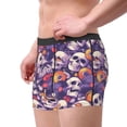 thumbnail image 2 of Pofeuu music Skull record Print Men’s Boxer Briefs, Moisture-Wicking Underwear, Regular,Trunk-X-Large, 2 of 5