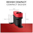 thumbnail image 3 of Machine à Café et Espresso Nespresso Vertuo Pop+ par Breville, Rouge épicé, 3 of 9