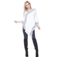 thumbnail image 4 of White Mark Poncho en Tricot à Franges pour Femme, Taille Unique, 4 of 5