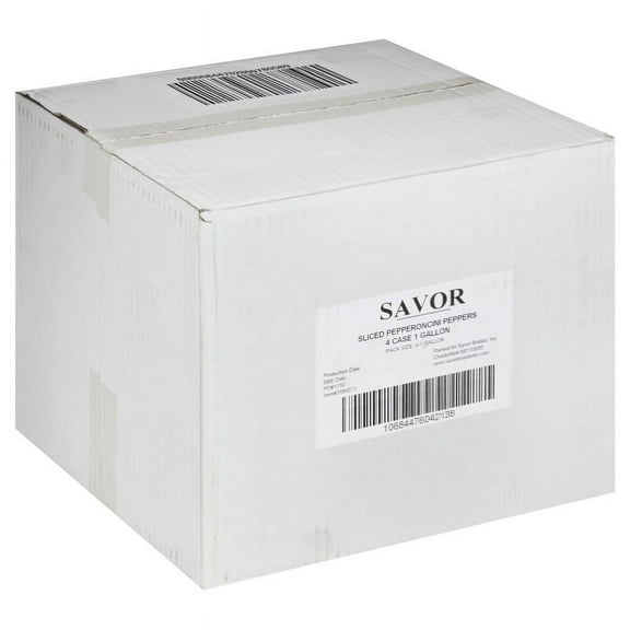 Savor Imports 596073 Sliced Pepperoncini 4-1 Gallon