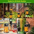 thumbnail image 6 of BinKFF Solar Lanterns Outdoor Lights, Upgraded Flickering Flames Hanging Solar Lights for Outside, Solar Powered Lantern Waterproof, Lanterns Decorative for Yard Patio Garden Decor, 6 of 8