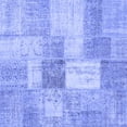 thumbnail image 1 of Ahgly Company Indoor Square Patchwork Blue Transitional Area Rugs, 4' Square, 1 of 4