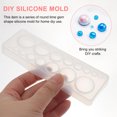thumbnail image 3 of HEATSHAKING Round Jewelry Mold 1Set Clear Epoxy Resin Casting For Easy Molding And Demolding Mirror Polishing, 3 of 7