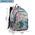 thumbnail image 2 of FORMRS Unisex School Backpack 17" Student Travel Bag with Laptop Compartment, Sea Boat, 2 of 7