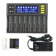 thumbnail image 1 of Cargador de batería 9V pantalla Digital Li ion AA/AAA baterías recargables adaptador de carga carga de viaje para enchufe doméstico de EE. UU. Eigraketly EL022400-01B, 1 of 6