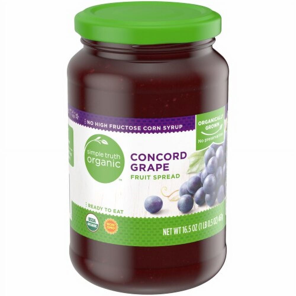 2X - Simple Truth Organic Grape Fruit Spread 16.5 oz