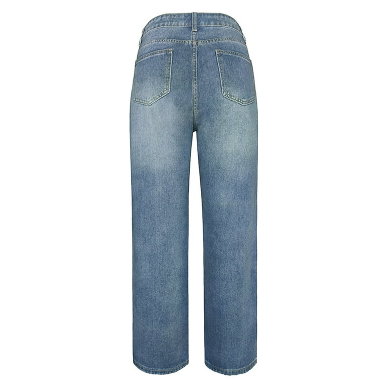 Aayomet Mom Jeans Women's Plus Size Sculpting Slim Fit Skinny Leg