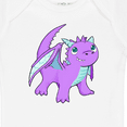 thumbnail image 4 of Inktastic Cute Baby Purple Dragon Boys or Girls Baby Bodysuit, 4 of 5