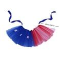 thumbnail image 3 of Falda Patriótica para Mascotas: Vestido Rojo, Blanco y Azul para El Día de La Independencia para Perros y Gatos Pequeños con Cintura Elástica, Estilo Tutú., 3 of 7