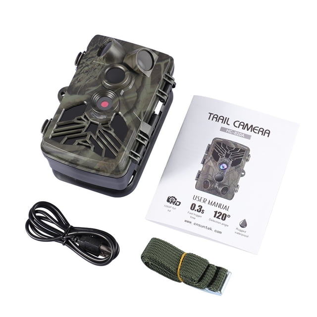 HC-810A 1080P 20MP HD Wildlife Camera Scouting Trail Camera Wildview 3 PIR Motion Night Vision Camera Home Safe Game Cam ,Lightweight Compact