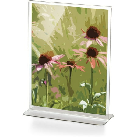 - Officemate Upright Vertical Sign Holder, 8.5 x 11 Inches, Clear, 1 Holder (23005)