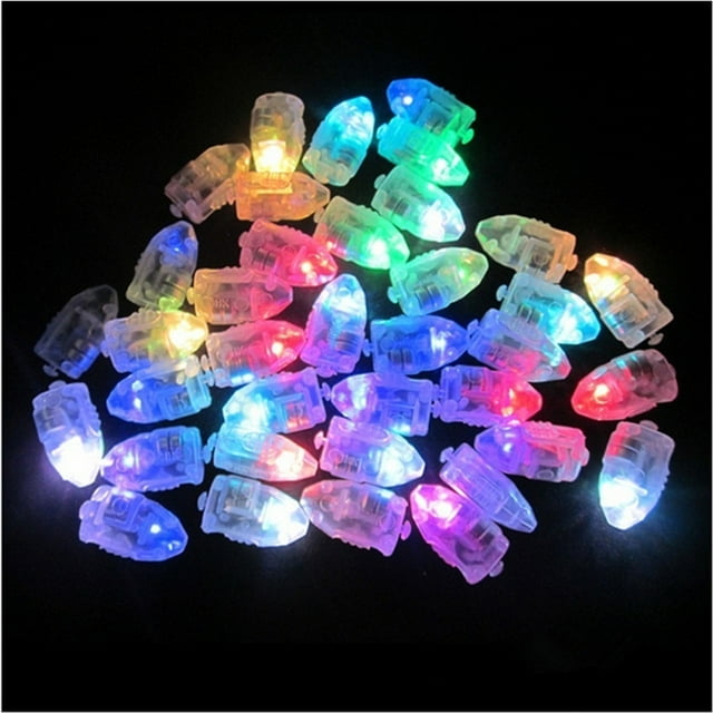 Fridja 10pcs LED Lamp Lights Balloons for Paper Lantern Balloon Birthday Christmas