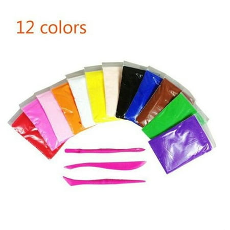 12/24/36 Colors Super Light Clay Educational Special DIY Plasticine Air Drying Soft Polymer Modelling Clay