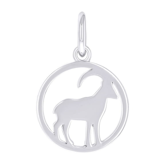 925 Sterling Silver Unisex Aries Zodiac Sign Charm Pendant for Men Women