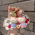 thumbnail image 2 of XM Anime dibujos animados mujer lindo gato PVC goma suave niño muñecas coche llavero cadena bolso pequeño colgante nuevo Kawaii Hello Kitty llavero, 2 of 4