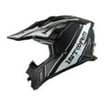 thumbnail image 2 of 1Storm Adult Motocross Helmet BMX MX ATV Dirt Bike Downhill Mountain Bike Helmet H637 Racing Style; Storm White + Goggles + Skeleton Black Glove Bundle, 2 of 9